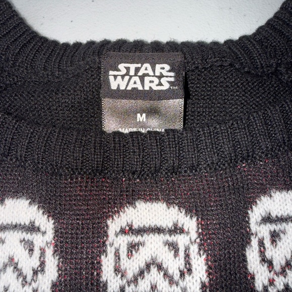 Star Wars Ugly Christmas Sweater Darth Vader Sweater Women’s Crew Neck Sz Medium - Picture 2 of 9